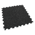 Gumová puzzle podlaha (stred) SF1050 - 95,6 x 95,6 x 1,6 cm, čierno-šedá