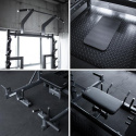 SMP01 MULTIFUNKČNÝ STOJAN S PLOŠINOU NA ZDVÍHANIE ČINIEK A HIP THRUST HMS