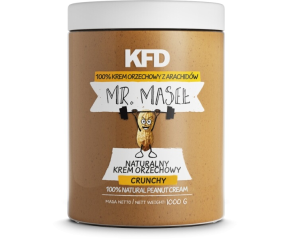 Arašídové máslo KFD Mr. Masel křupavé 1 kg