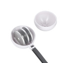 SADA HHM16 BIELA + BR163 PLUS SIZE HULA HOOP SO ZÁVAŽIAMI, MAGNETMI A POČÍTADLOM HMS