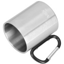 NC17110 ČIERNY KEMPIGOVÝ HRNČEK 300ML S KARABINOU NILS CAMP