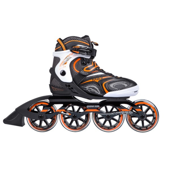 Kolieskové korčule NILS EXTREME NA 1060 S čierno-oranžové