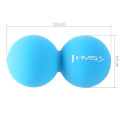 BLC02 MODRÁ DVOJITÁ MASÁŽNA LOPTA LACROSSE BALL HMS