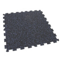 Gumová puzzle podlaha (stred) SF1050 - 47,8 x 47,8 x 0,8 cm, čierna - modrá