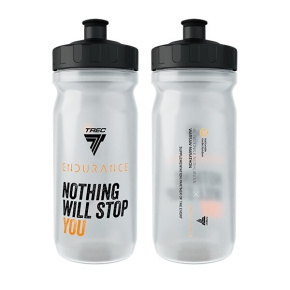 Sportovní láhev Trec Endurance Maraton 600 ml průhledná