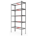 Skladový regál MARBO Strong II 220x90x45-5