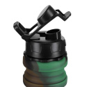 NC4106 ZELENÁ SILIKÓNOVÁ SKLADACIA FĽAŠA 500 ML NILS CAMP