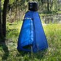 NC1706 MODRÁ SKLADACIA KABÍNA NA PREZLIEKANIE/SPRCHOVANIE NILS CAMP