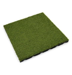 Gumová dlažba S800 V25/R15 - 50 x 50 x 2,5 cm umělý trávník