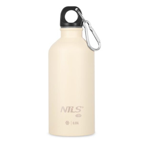 NC3801 BÉŽOVÁ NEREZOVÁ TURISTICKÁ FĽAŠA 550ML NILS CAMP