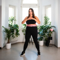 HHW11 PLUS SIZE RUŽOVÁ MASÁŽNA OBRUČ SO ZÁVAŽÍM HMS