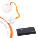 SADA HHM21 + BR1313 BIELA/ORANŽOVÁ OBRUČ SO ZÁVAŽÍM, MAGNETMI A POČÍTADLOM HMS