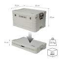 NCB4004 SIVÝ SKLADACÍ BOX S VEKOM 50L NILS CAMP