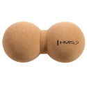 BLW02 KORKOVÁ DVOJITÁ MASÁŽNA LOPTA LACROSSE BALL HMS