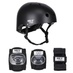 Helma s chrániči NILS Extreme MR290+H230 černá